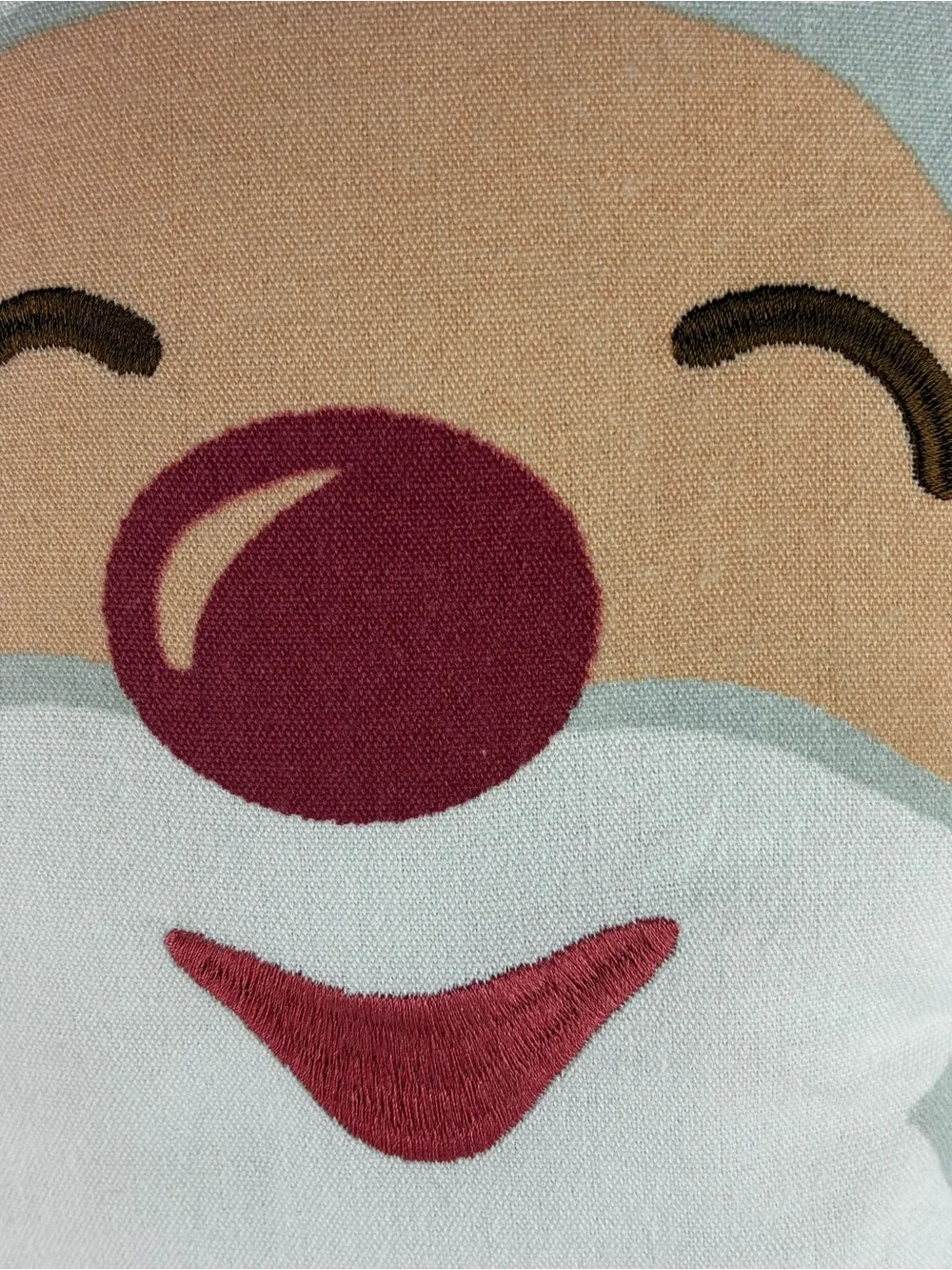 The Mountain Home Collection Santa Smile Pillow - Brand New & So Cute!